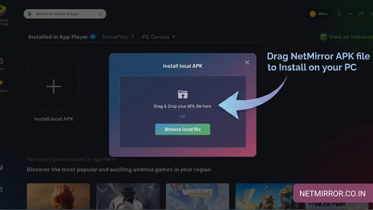 NetMirror For PC Download (For Windows/macOS) | PCMirror 3 Install NetMirror on PC