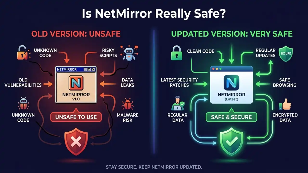 NetMirror App Download Official V6.0 (Android, iOS, PC & TV) 21 Is NetMirror Really Unsafe