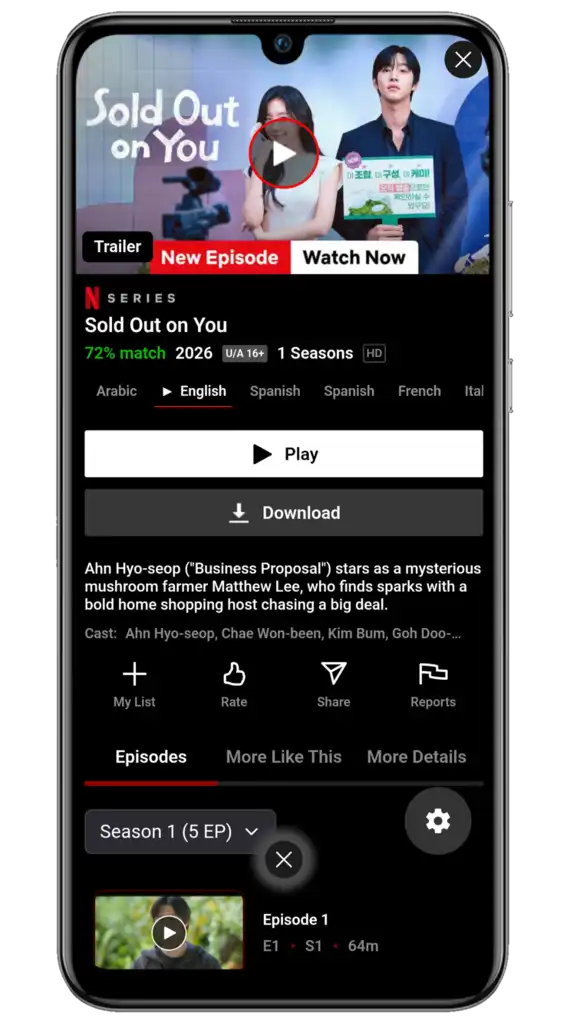 NetMirror App Download Official V6.0 (Android, iOS, PC & TV) 7 NetMirror App Overview 6