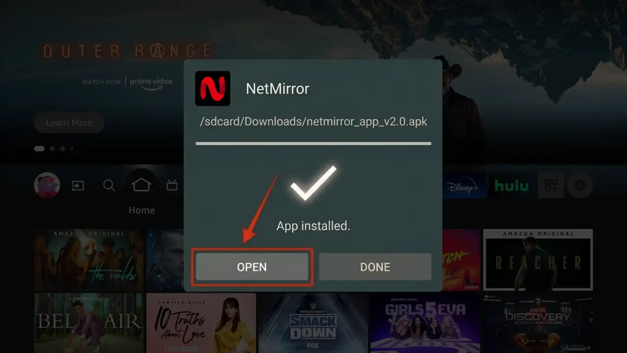NetMirror For Firestick Download For Free (Updated 2026) 3 Install NetMirror For Firestick 2